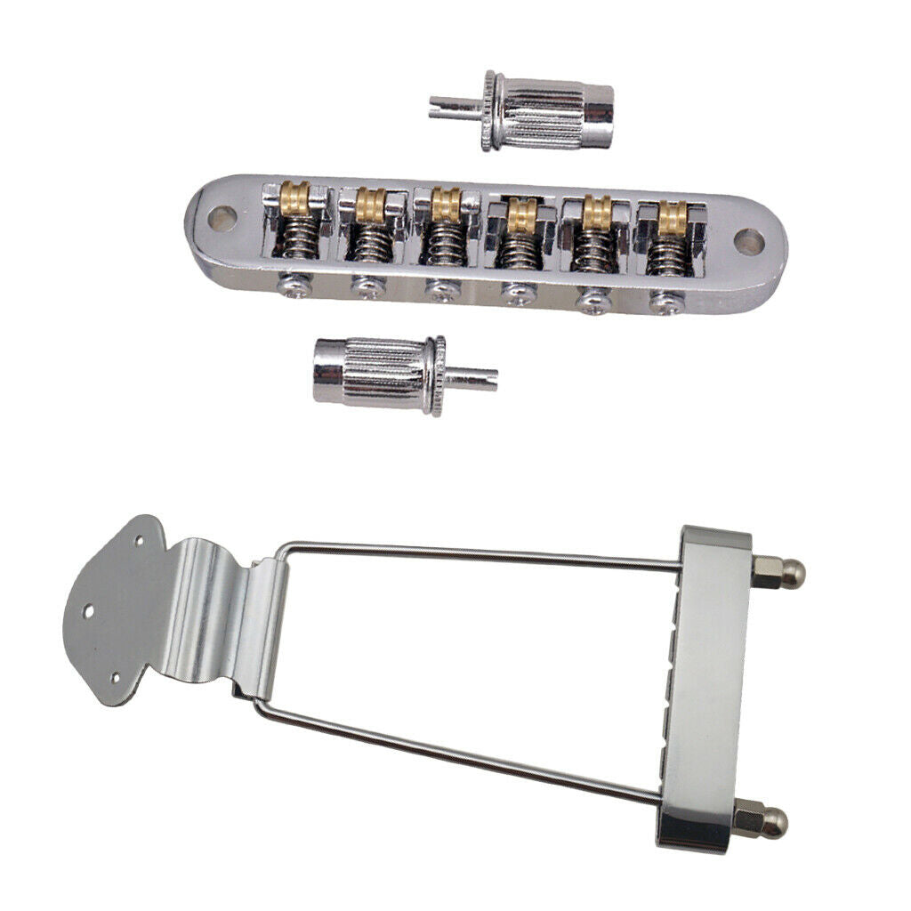 Guitar Family  Roller Saddle Bridge Tailpiece for   Guitar Sliver
