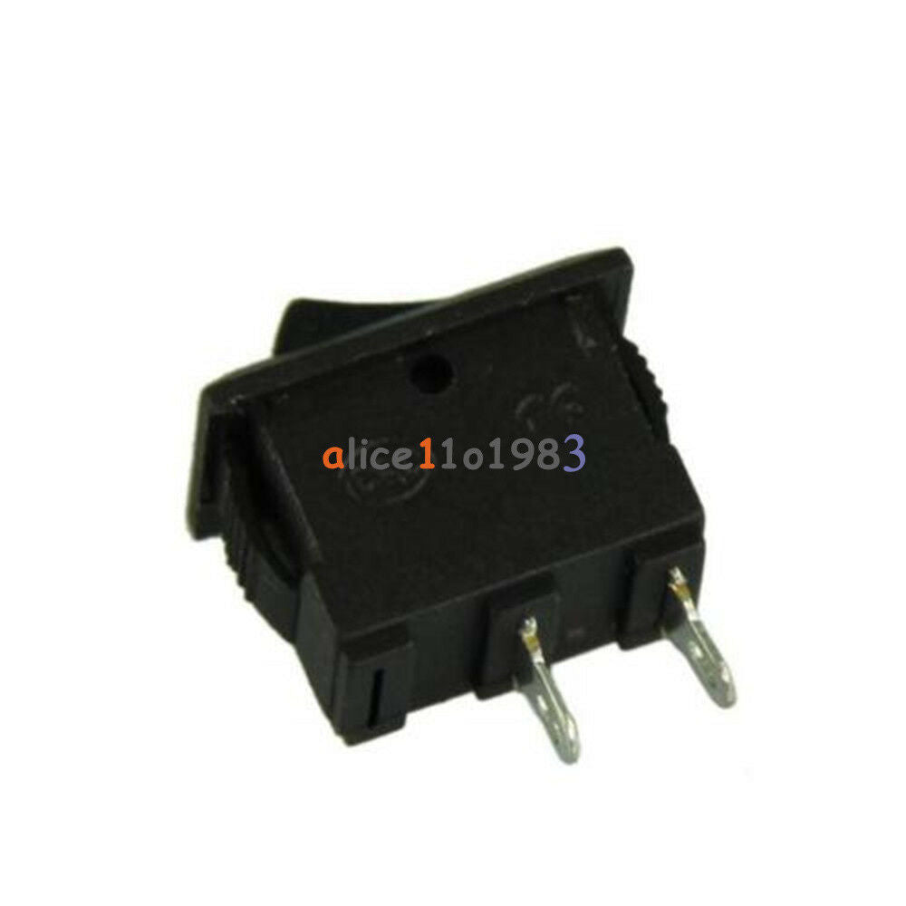 5PCS Car Truck Boat Round Rocker 2 Pin KCD1-101 ON OFF Toggle  Switch 125V 6A