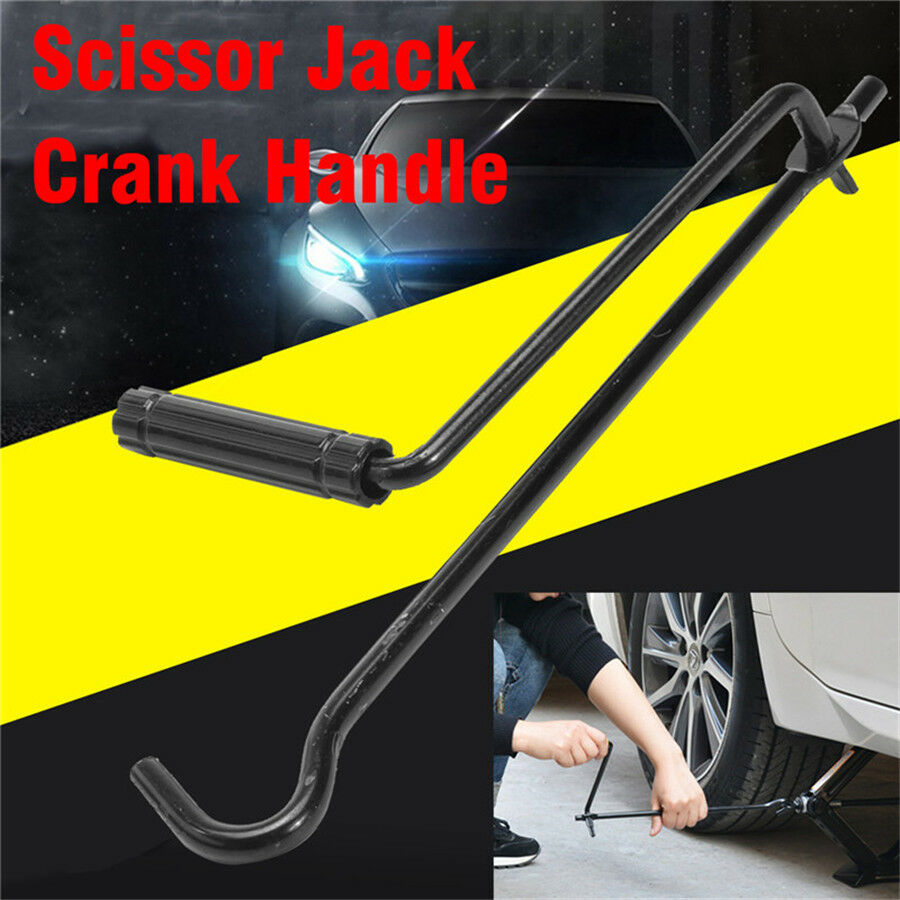 1 Pcs Tire Wheel Jack Lug Rocker Chromed Crank with Speed Handle Car Trunk Tool