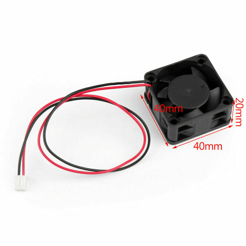 10x 12V/5V 40mm 40x40x20mm 4020S 2P Fan DC Duct Ventilation Cooler Fan 0.13A B5