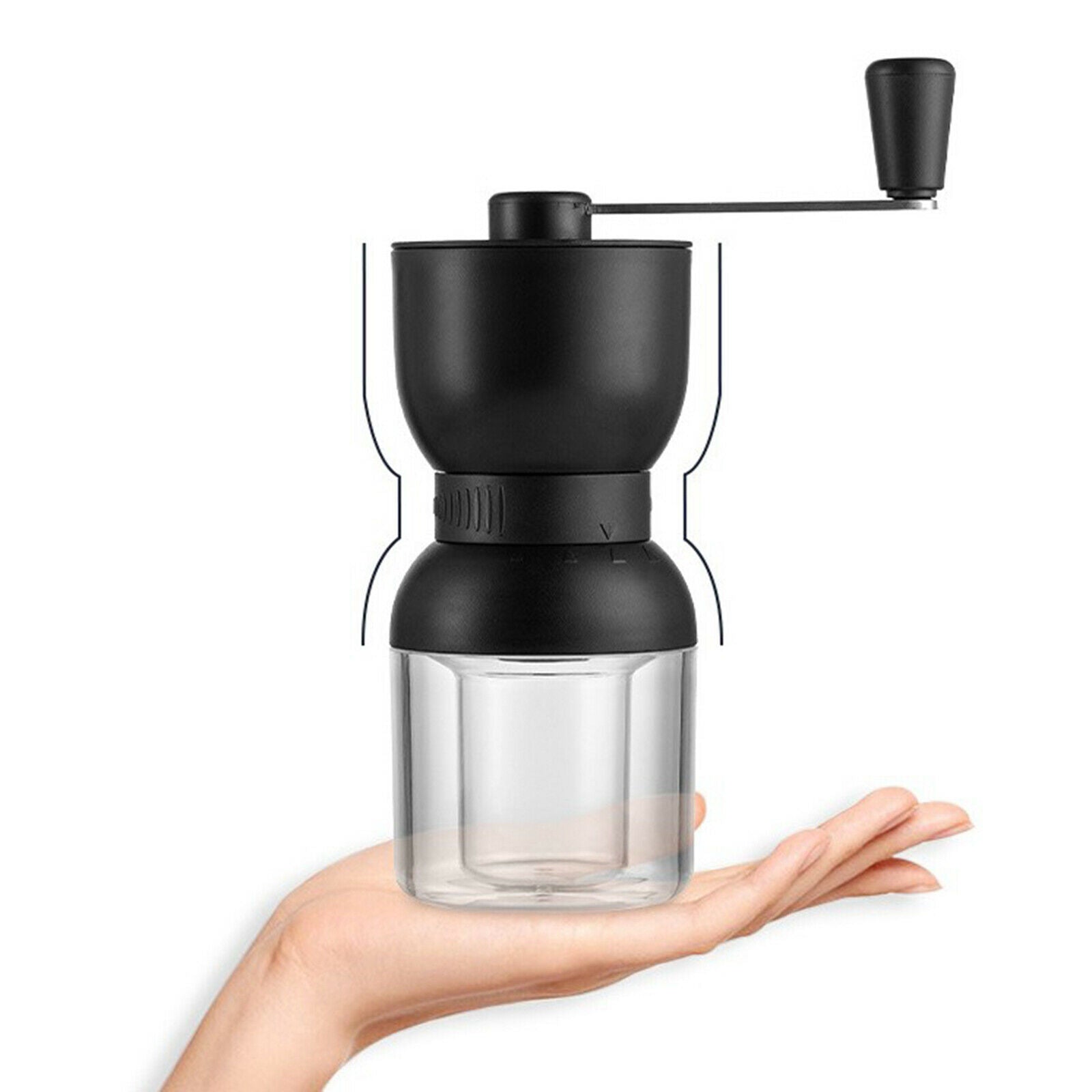 Durable Handheld Manual Coffee Grinder Coffee Mill for Espresso Home Office