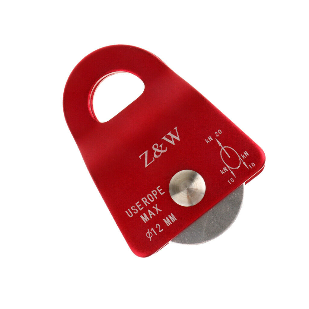 20KN / 2000kg Mountaineering Pulley, Belay Device, Climbing