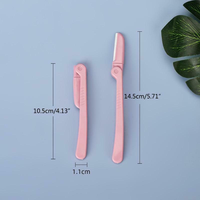 9Pcs Eyebrow Razors Pink Multi Purpose Hair Removal Tool Epilators Hair Trimmer