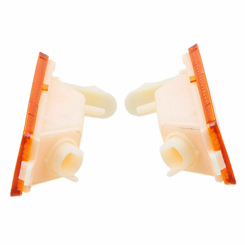 Pair Front Side Signal Light Housing Cover For VW GTI/JETTA/RABBIT MK5 2005-2009