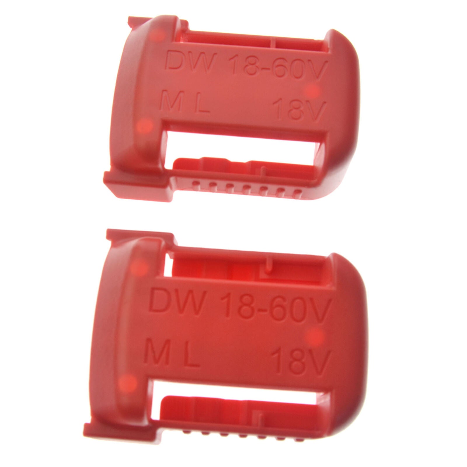 5x Red Battery Mounts for MILWAUKEE 18V M18 Storage Holder Shelf Rack Stand Slot