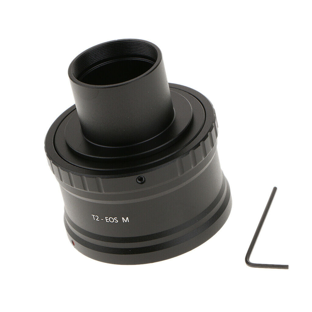 T2 T-ring for Canon EF-M Mirrorless Camera + M42 to 31.7mm/1.25'' Telescope