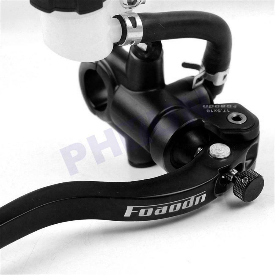 Right 17.5mm motorcycle brake clutch pump lever Radial cylinder 7/8" 22mm US