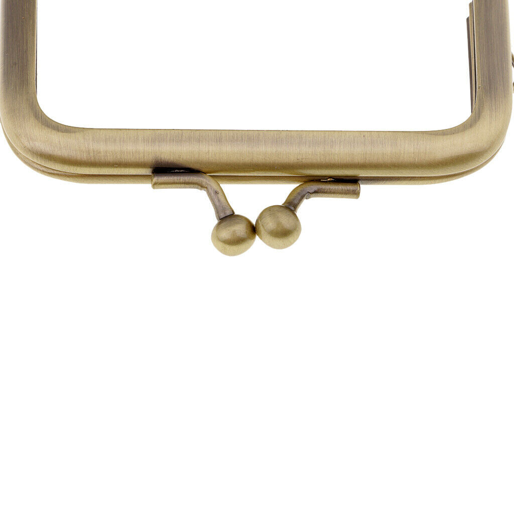 8.5cm/3.35" Bronze Retro Metal Purse Coin Bag Craft Frame Kiss Clasp Lock