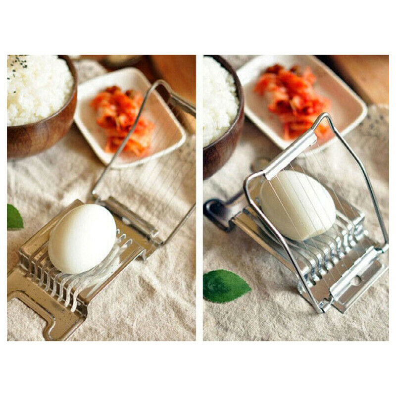 Multifunctional Stainless Steel Boiled Egg Slicer Mushroom Tomato Cutter .l8