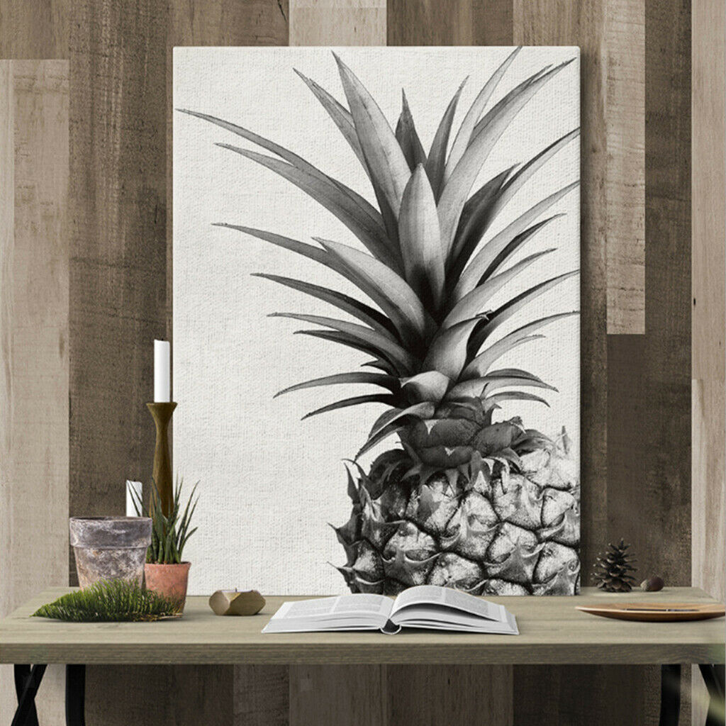 Modern Pineapple Canvas Oil Painting Picture Background Wall Decor Poster S