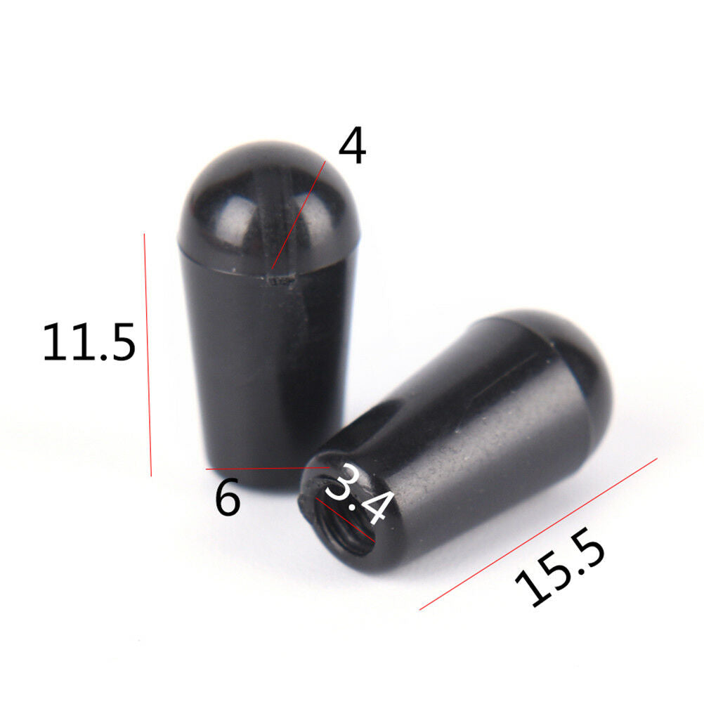 6x 3.5mm Toggle Switch Tip Caps for electric Guitar Random Co NzJC.l8
