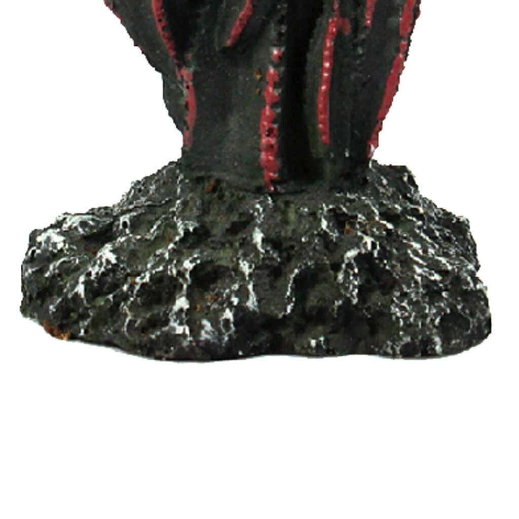 Reptile Ornament Landscaping - Hide Cave Cactus Plant for Lizard Bearded Dragon