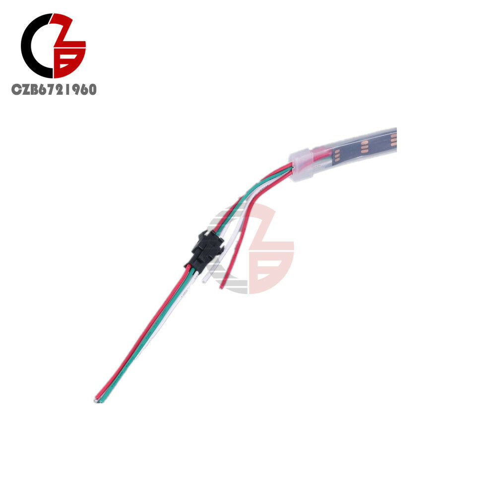 5050 RGB LED Strip WS2812B 1M 60 Leds 60LED Individual Addressable 5V  PCB Black