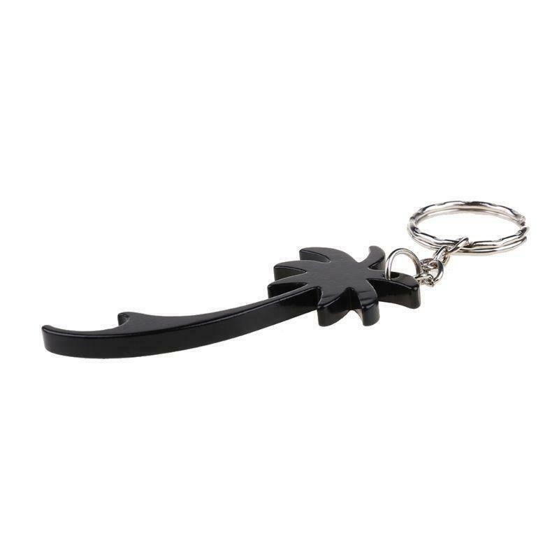 Aluminum Beer Bottle Opener Keychain Palm Tree Mini Bottle Opener Keys Collector