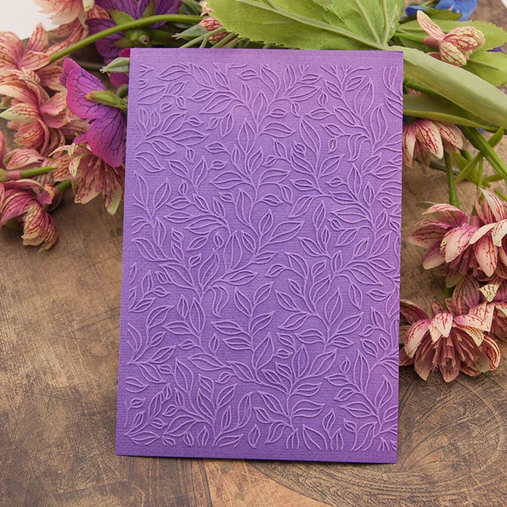 leaf Embossing folders Plastic Embossing Folder For Scrapbooking DIY card .l8