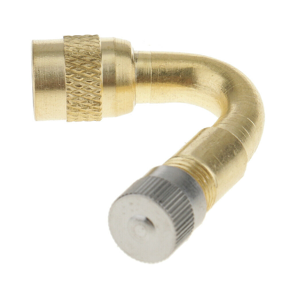 45 Degree Car Brass Tire Valve Stem Extension Replacement Parts Accessories