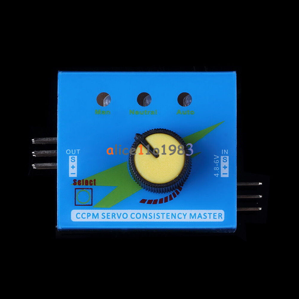 Steering Gear Tester CCPM 3-Mode ESC Servo Motor for RC Helicopters Adjustment