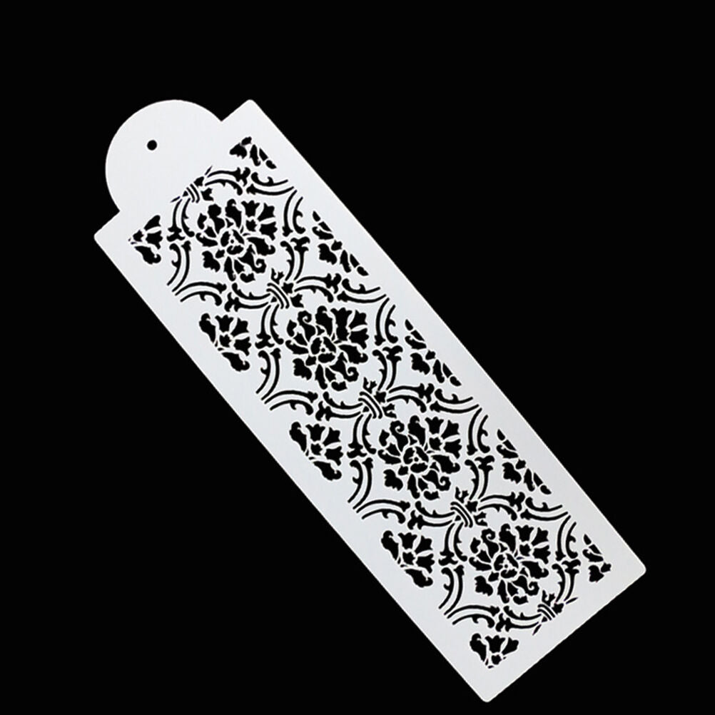 Plastic Cookie Cake Stencils Fondant Tool Decoration Cakes Weddings FlowersJ Tt