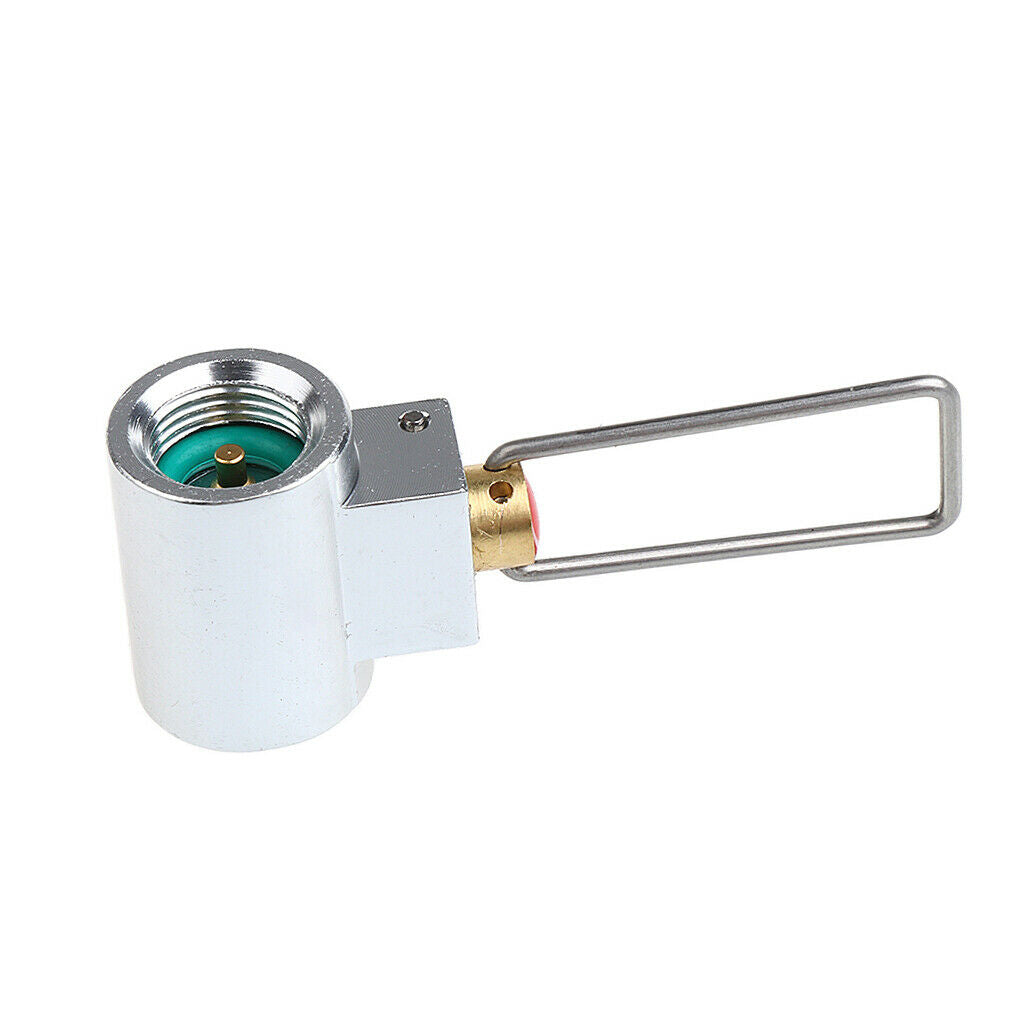 Aluminum Alloy Camping Stove Gas Tank Adapter Propane Gas Cylinder Refill