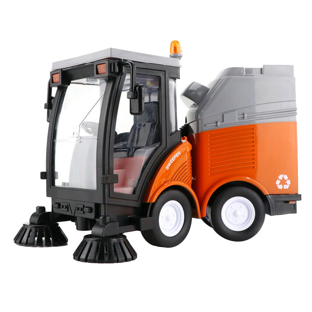 Road Sweeper Cleaning Car Garbage Truck Simulation Sound Sanitation Car Toys