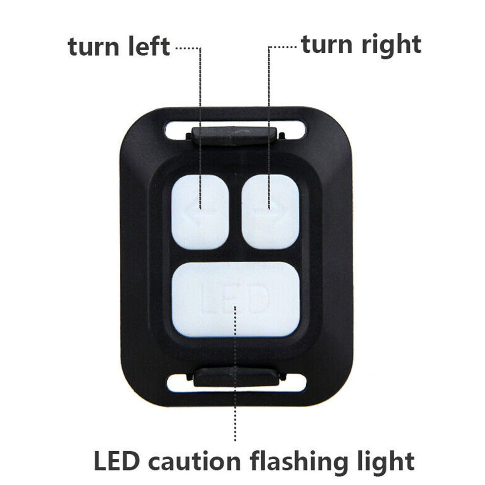Bike Tail Light Bicycle Cycling Turn Signal Wireless Remote Control Rear Lamp