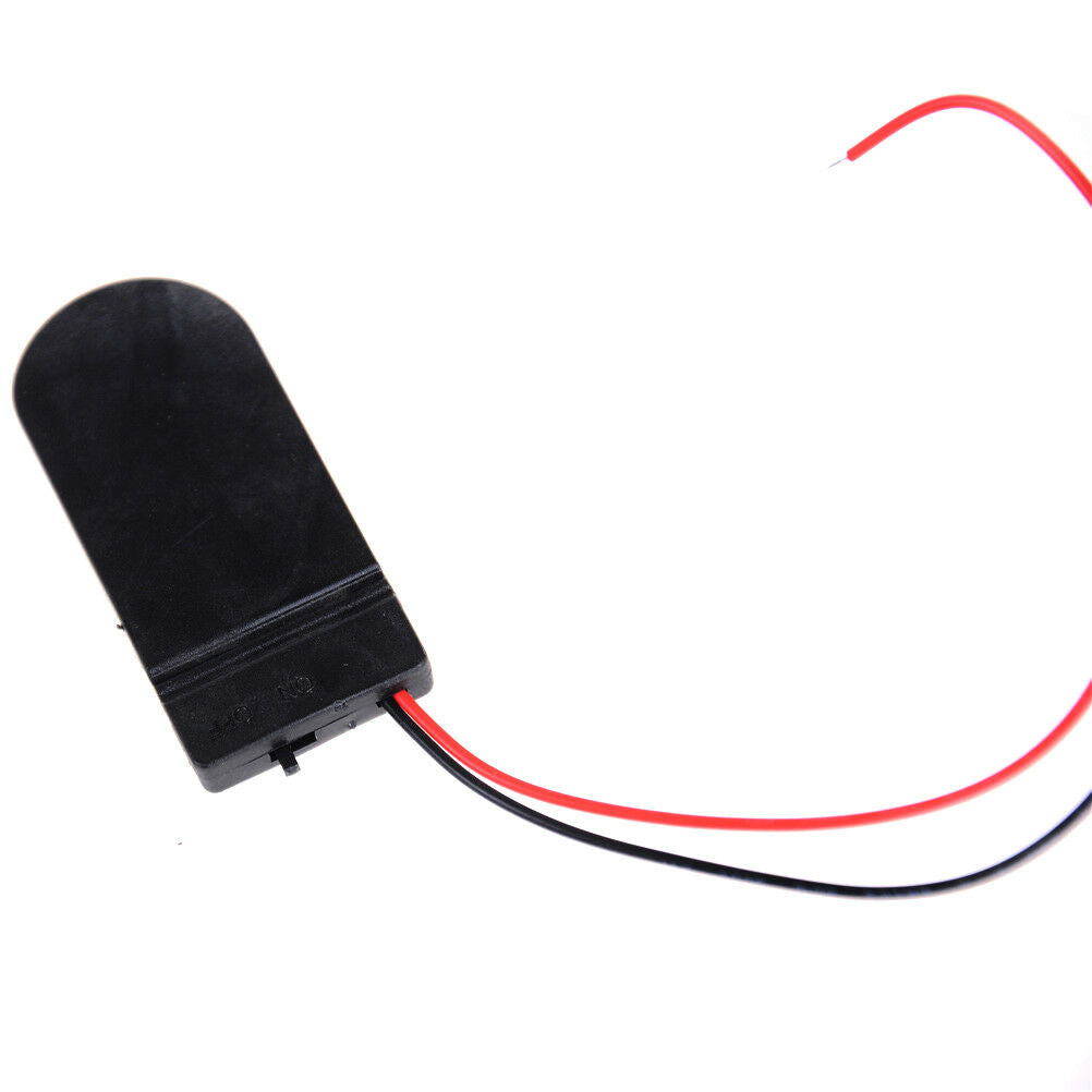 5x On-Off Switch CR2032 6V Button Coin Cell Battery Holder Wire Case Bo S.l8