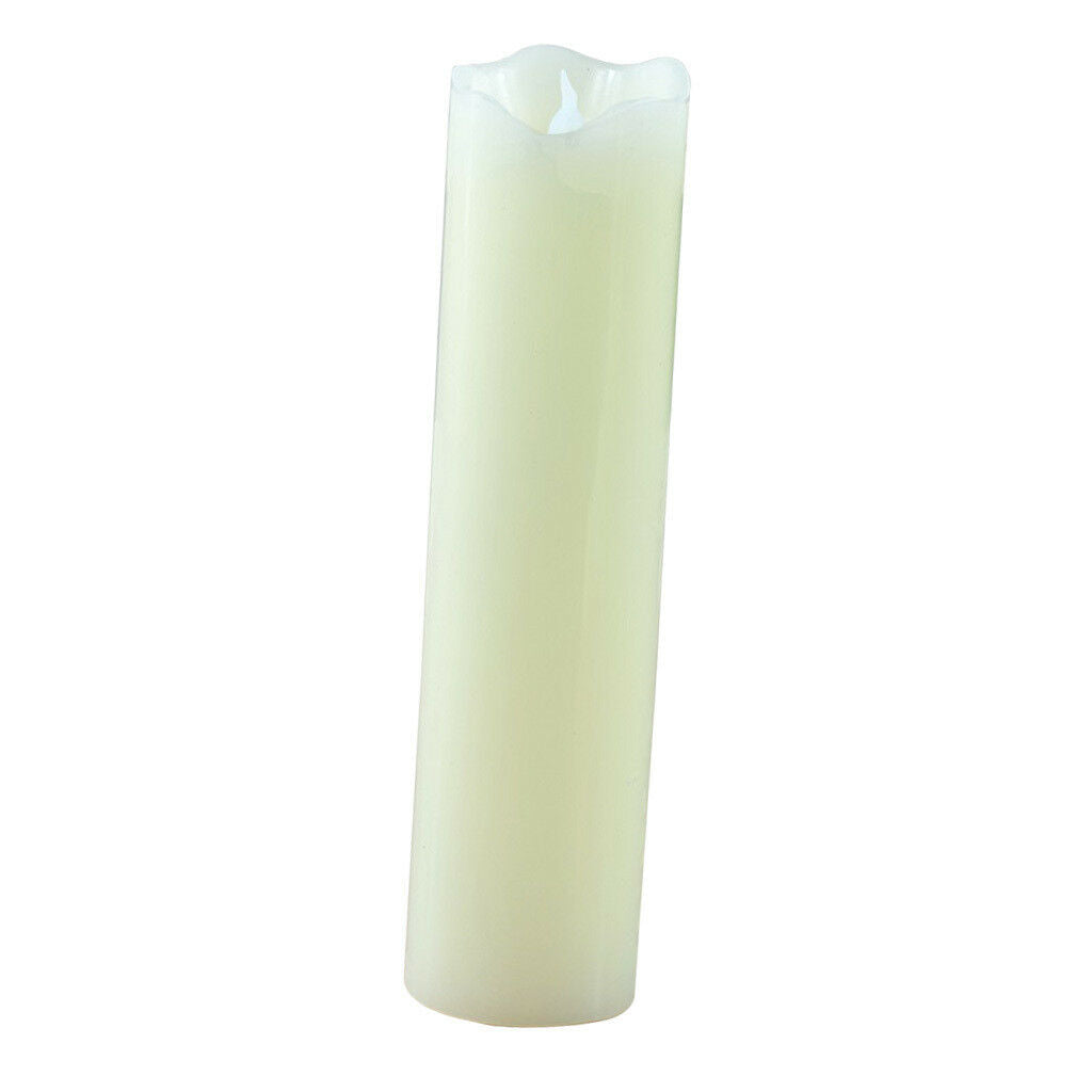 Modern Electronic Oblique Edge LED Flameless Flickering Candle Light 5x20cm