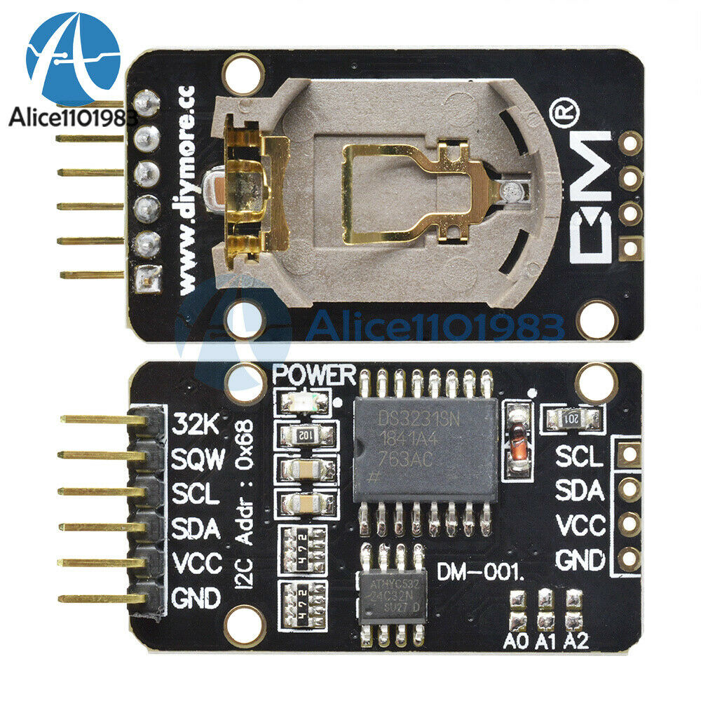 For Arduino ZS042 DS3231 AT24C32 IIC Module Precision Real Time Clock Memory