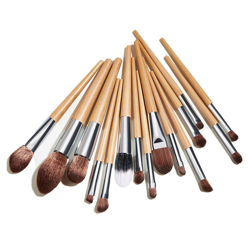 15Pcs Makeup Brushes Tool Set Cosmetic Powder Eye Shadow Foundation Blush BlZ9M7