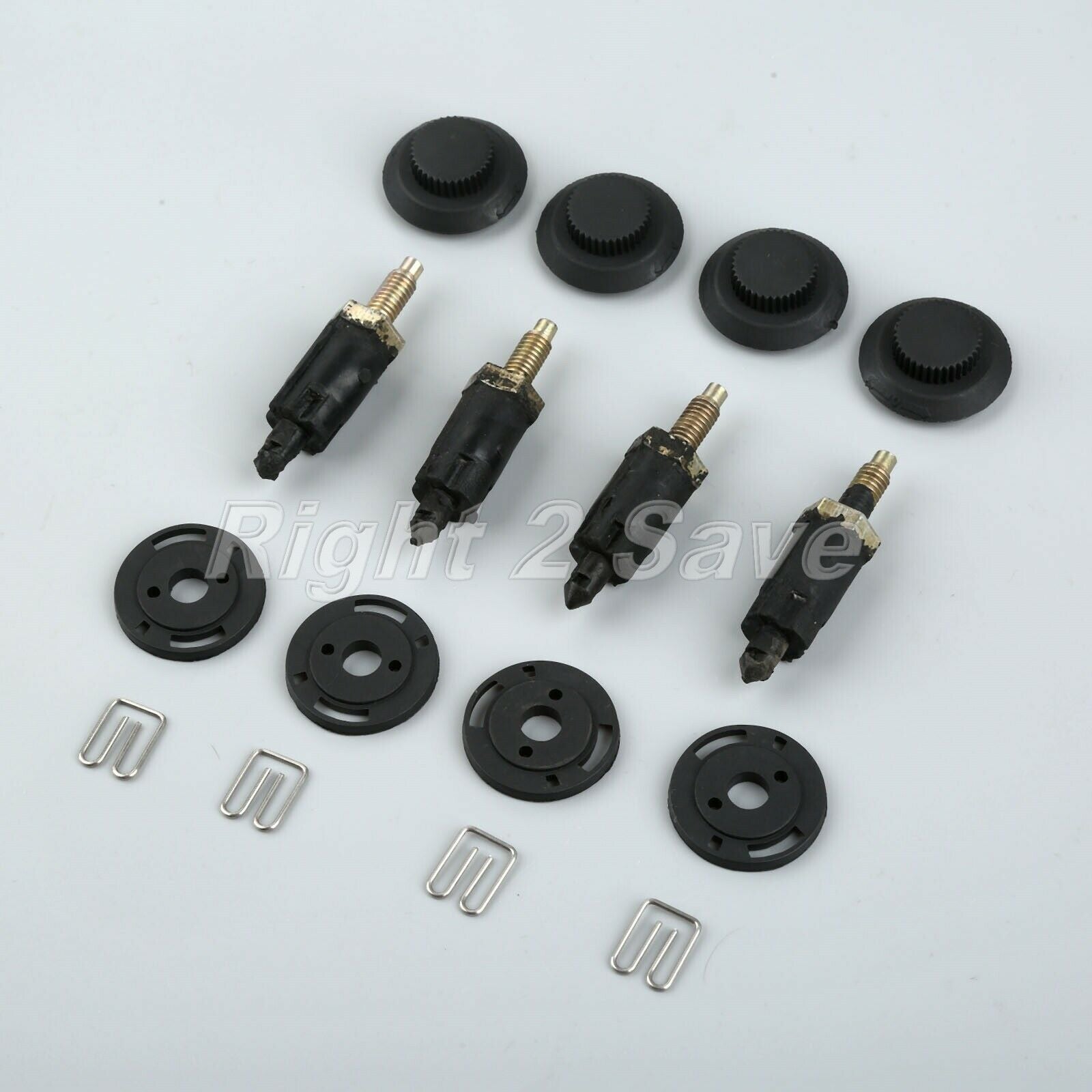 4 Set Car HDi Engine Cover Studs/Bolts & Cover Clips Fit for CITROEN/PEUGEOT 307