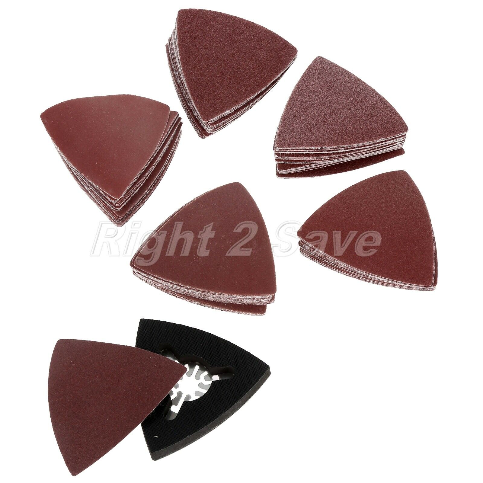 New 100pcs Sanding Paper & Triangular Sanding Pad Oscillating Tool Accessories