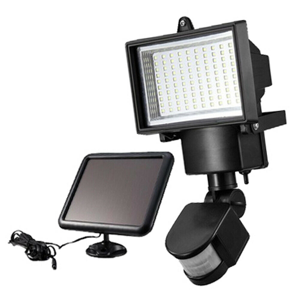 100-LED Solar Sensor Light Security Garden Motion Floodlight