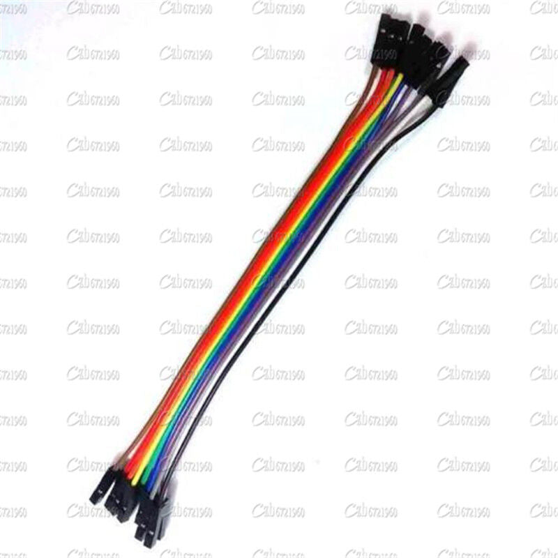 10PCS dupont Wire Cables 2.54mm 20cm 1P-1P Female to female for Arduino