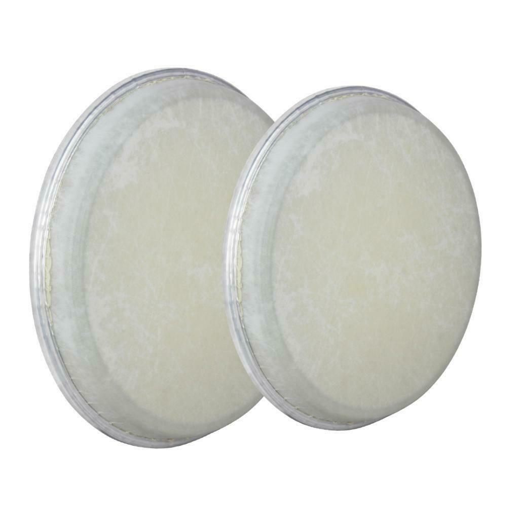 Beige 8 inch/10 inch Drum Head Drumhead for Djembe Heads Parts Accessories