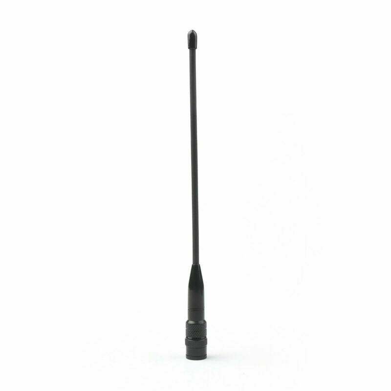 1x BNC Male Plug Walkie-talkie Antenna Two-way Radio For IC-V8 IC-V82 Black UA