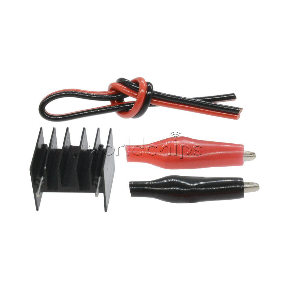 US Plug LM317 Adjustable Regulator 1.25-12V Voltage Power Supply Board Kit +Case