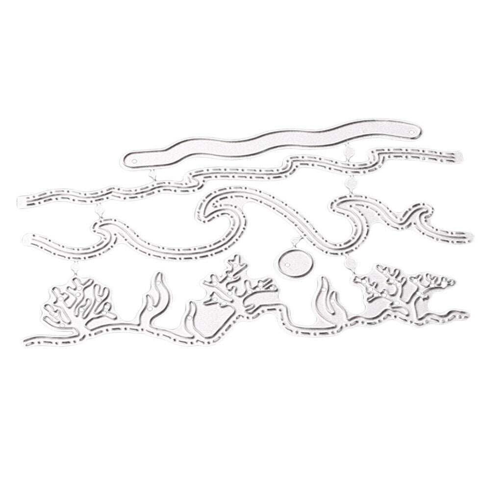Lacework Metal Cutting Dies, Die Cuts Emboss Stencils For Scrapbook Decor