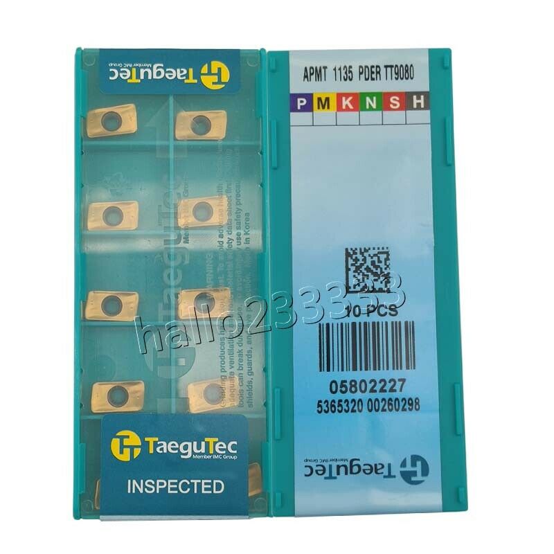APMT1135PDER TT9080  CNC carbide insert APKT milling cutter blade for 300R Tool