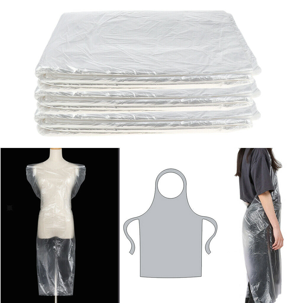 Lots 150 Hair Cutting Cape Stylist Salon Hairdressing Apron Bib Transparent