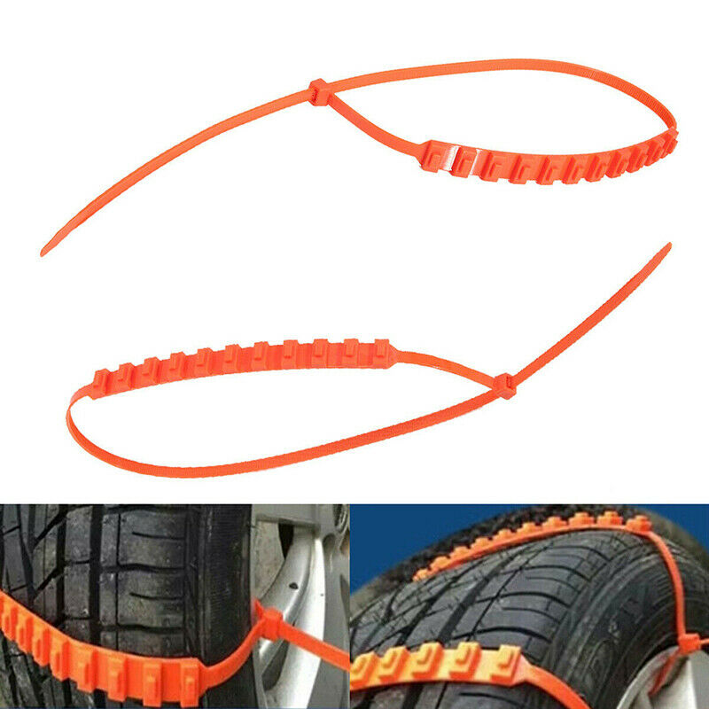 1PC Car Wheel Accessories Anti-skid Snow Tire Chain Nylon Strap Belt Univers:0DD