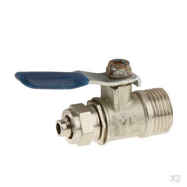 Spherical Tap Valves Sanitary Tap Valve Water Adapter Valve 3/8 Tube Connectors