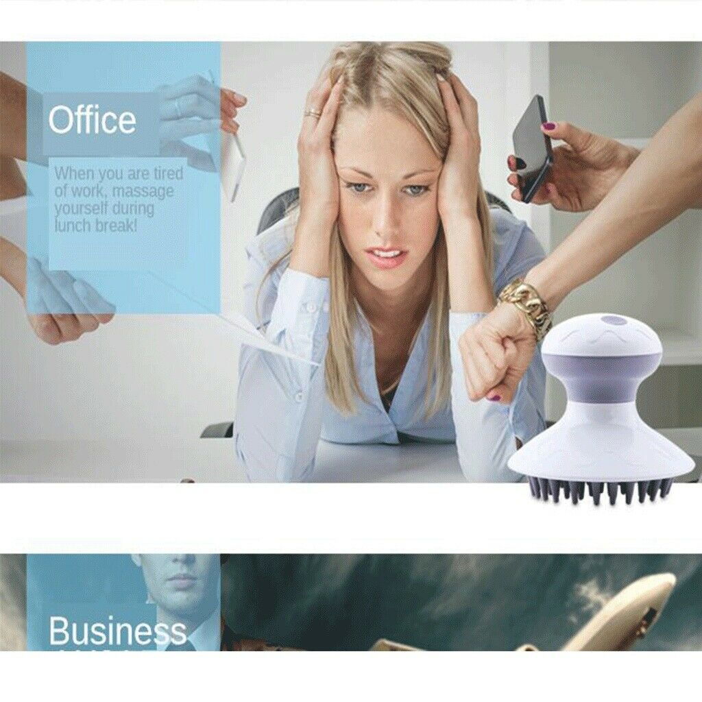 Electric Scalp Massager Head Scratcher Massage Back Massage Stress Relief