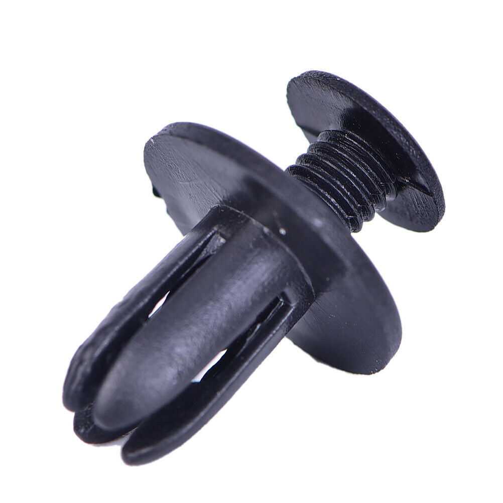 50x8mm Auto Car Bumper Fender Retainer Push Black Plastic Fixed Clips Fast.l8