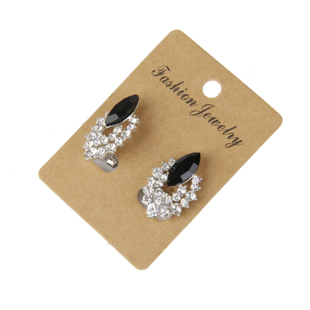 100pcs Brown Kraft Paper Earring Display  Cards Ear Studs Earring Cards