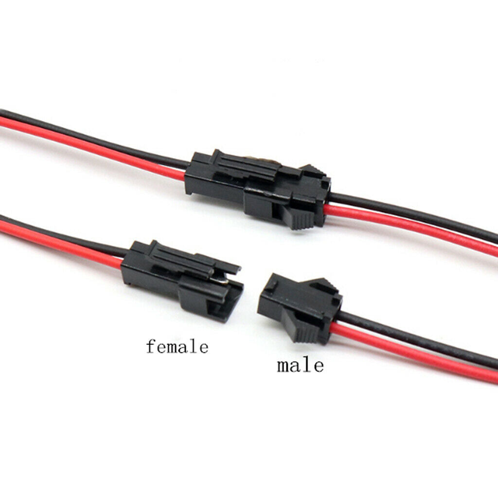10 Pair-2 Pin JST SM Connector Plug Socket No Cable RC LED Light