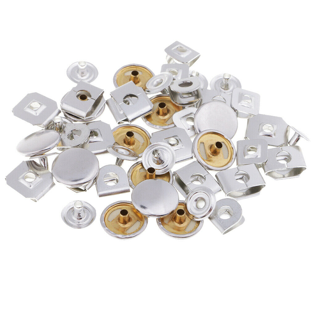 12 Sets Metal Hook & Bar Closure Fasteners for Trousers Skirts DIY Sewing