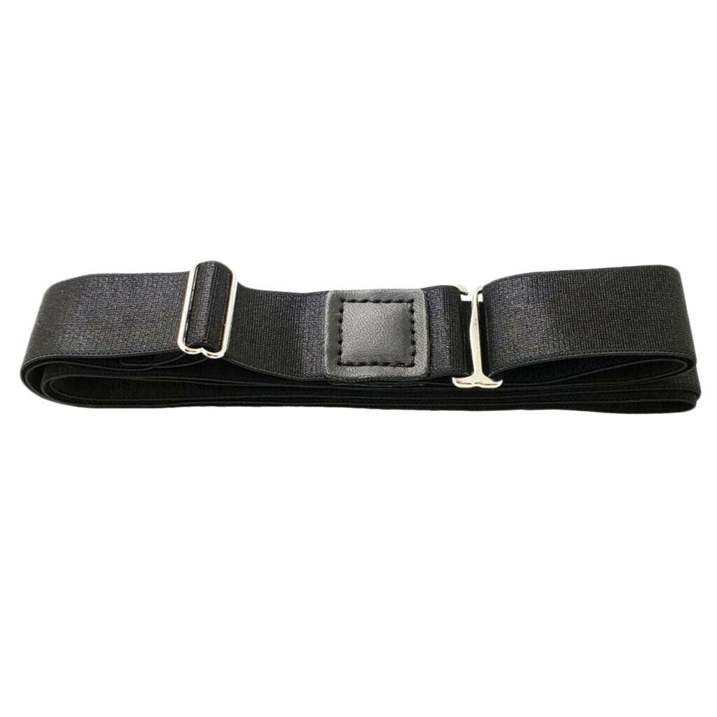 Elastic Shirt Remains Adjustable Shirts Retaining Straps with Non- Locking Clamp