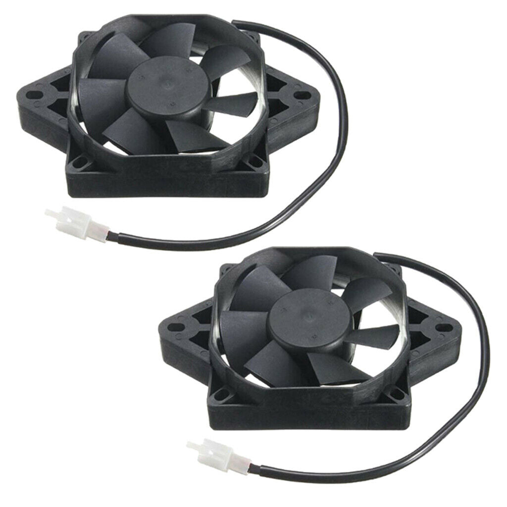 Oil Cooler Water Electric Radiator Motor Cooling Fan 150-250cc Motorcycle