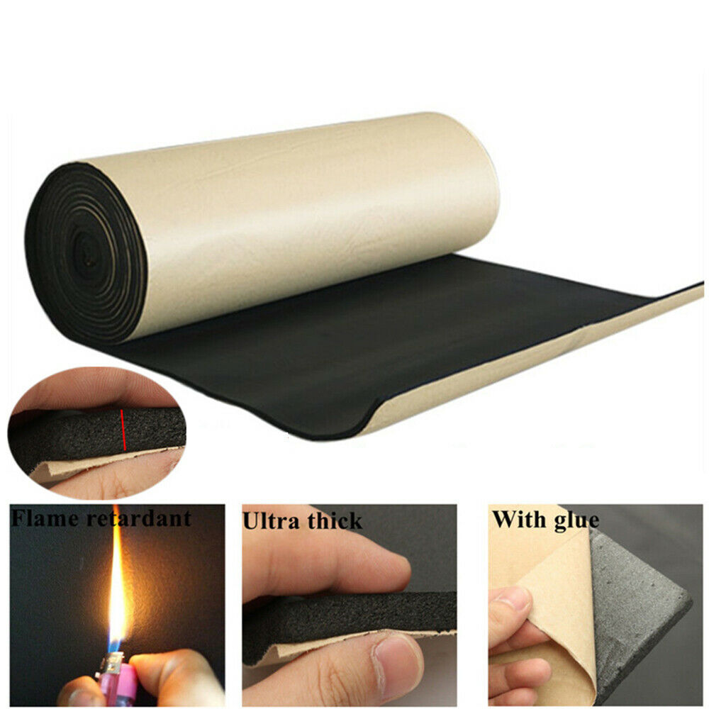 1M*1M*10mm Car Sound Control waterproof  Soundproof  insulation foam Mat suv KTW