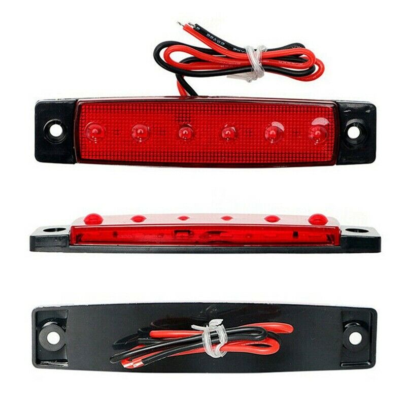 4Pcs Red Green Boat Navigation LED Lights Stern Lights Boats Starboard Light 1U6